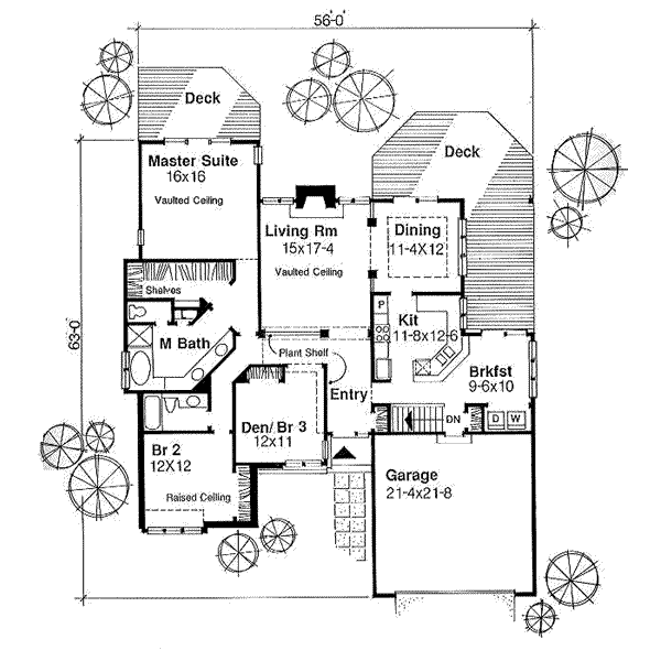 main floor house blueprint