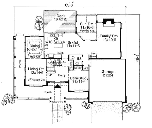 main floor house blueprint