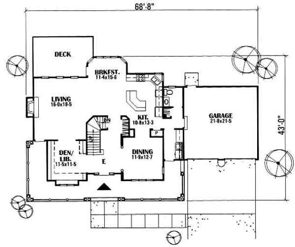 main floor house blueprint