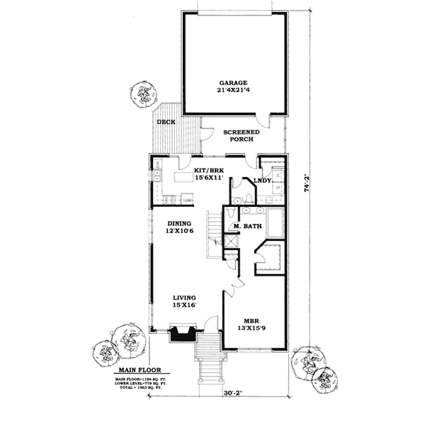 main floor house blueprint