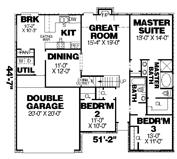 main floor house blueprint