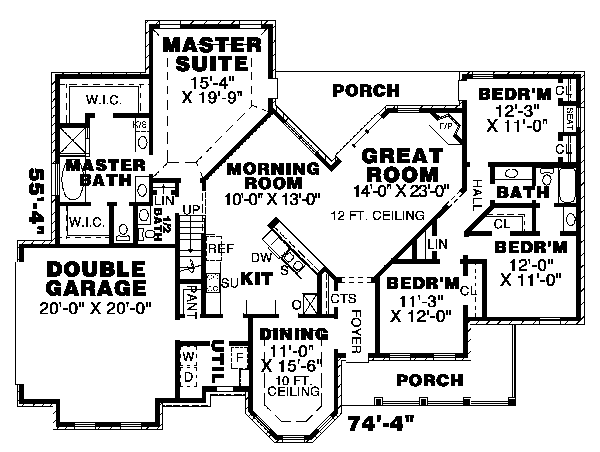 main floor house blueprint