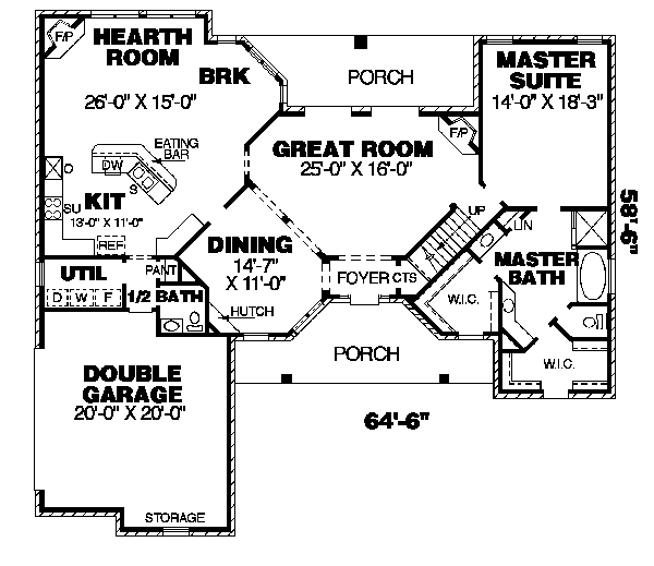 main floor house blueprint