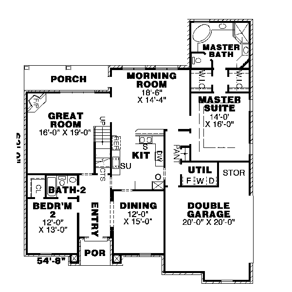 main floor house blueprint