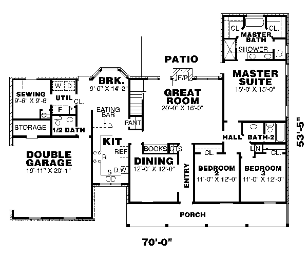 main floor house blueprint