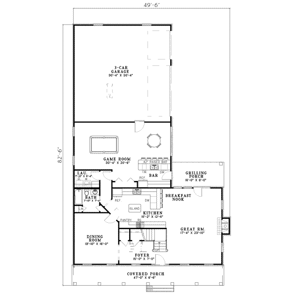 main floor house blueprint