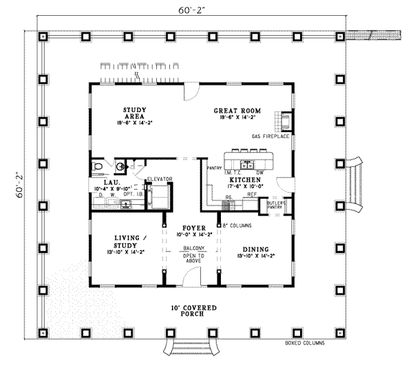 main floor house blueprint