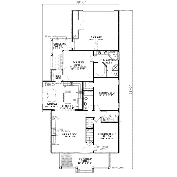main floor house blueprint