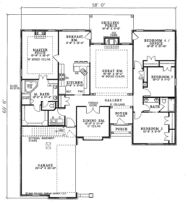 main floor house blueprint