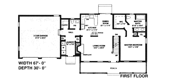 main floor house blueprint