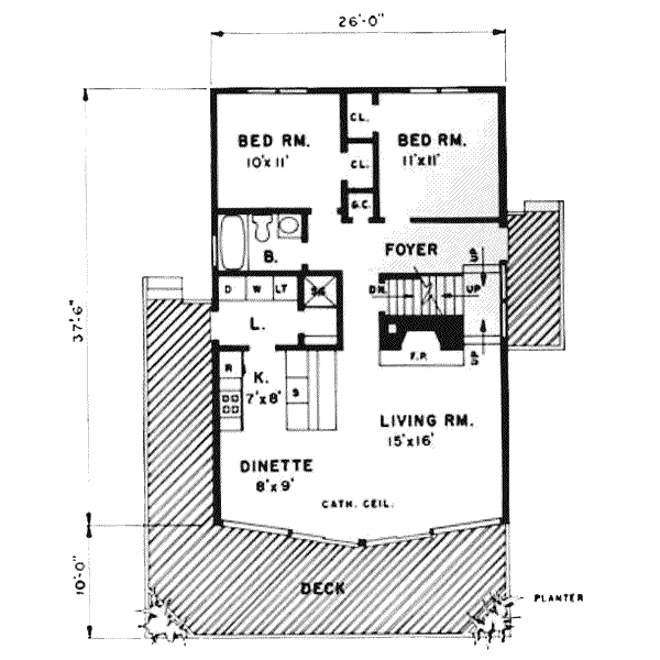 main floor house blueprint