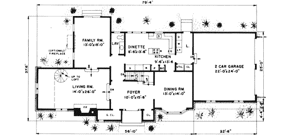 main floor house blueprint