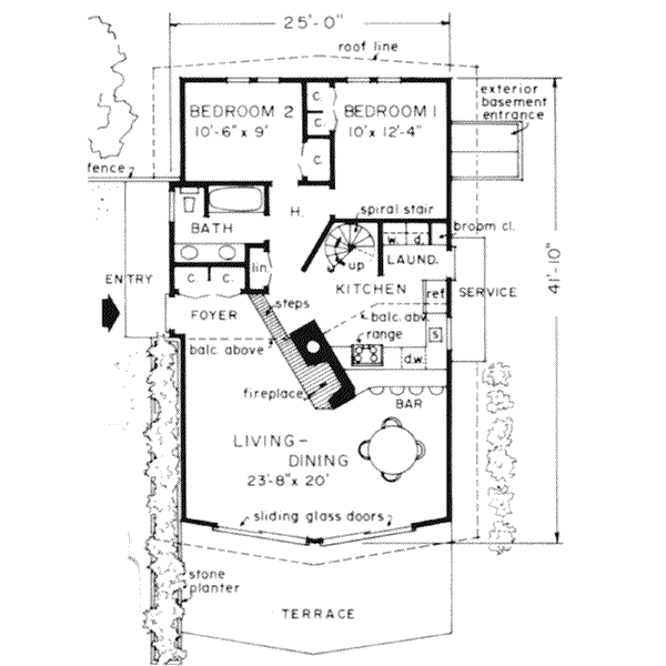 main floor house blueprint