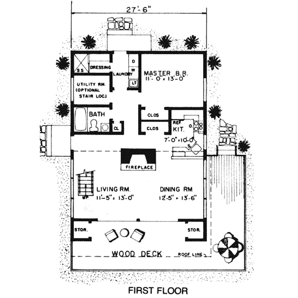 main floor house blueprint