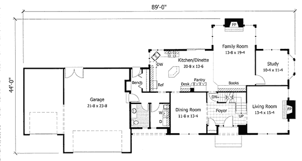 main floor house blueprint