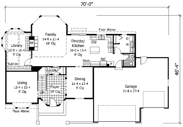 main floor house blueprint
