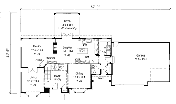 main floor house blueprint