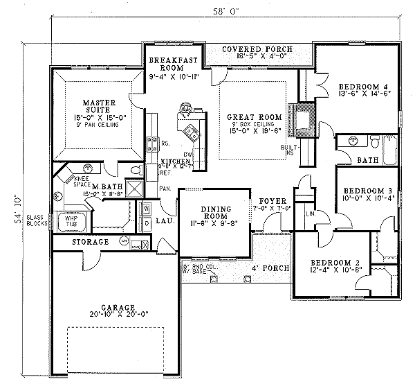 main floor house blueprint