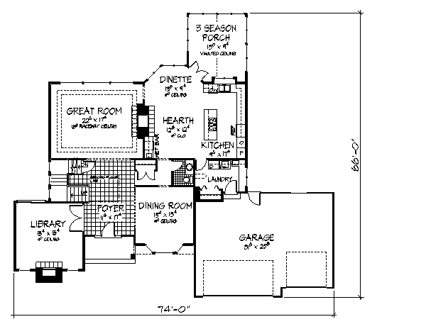 main floor house blueprint