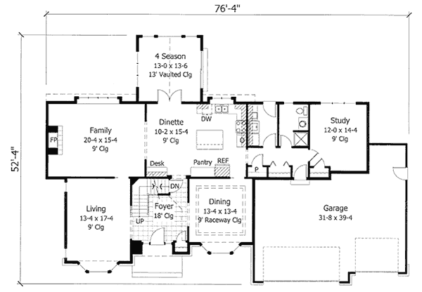 main floor house blueprint