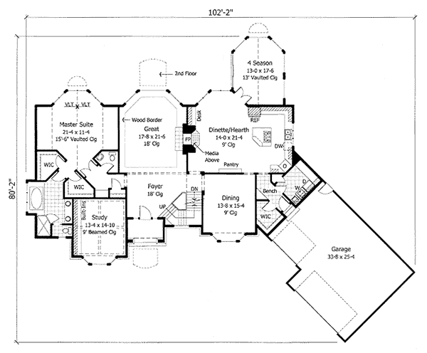 main floor house blueprint