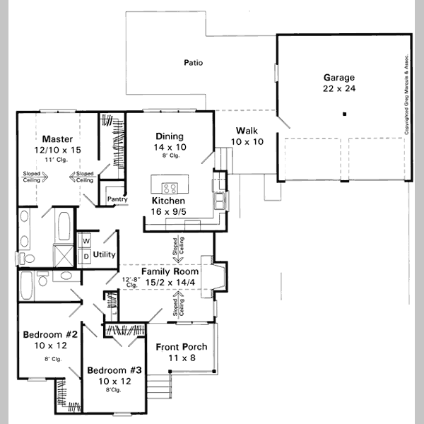 main floor house blueprint