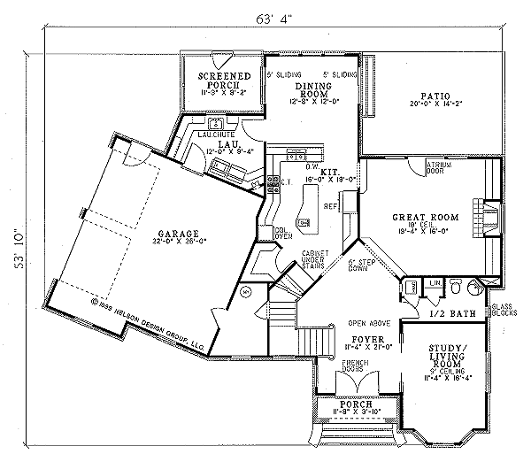 main floor house blueprint