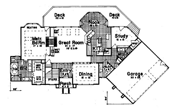 main floor house blueprint