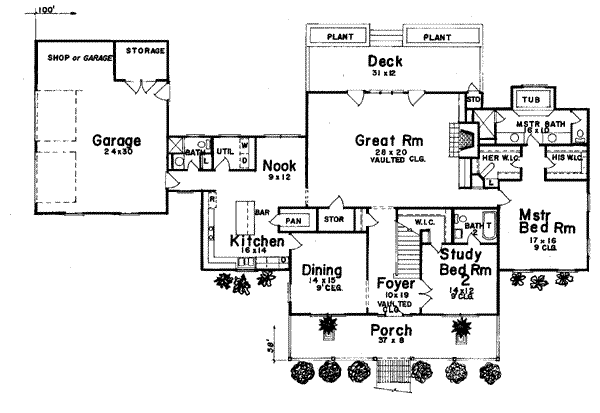 main floor house blueprint