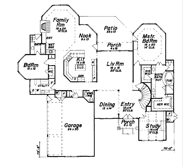 main floor house blueprint
