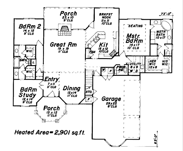 main floor house blueprint
