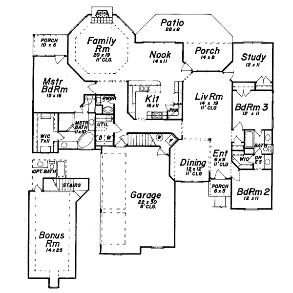 main floor house blueprint