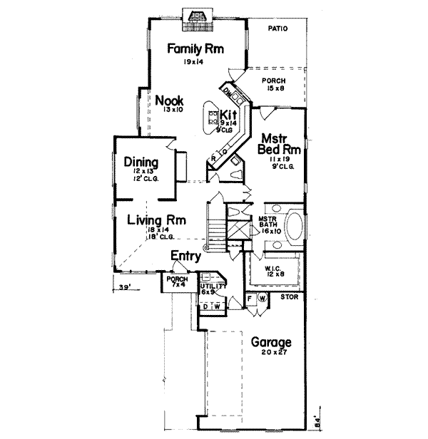 main floor house blueprint