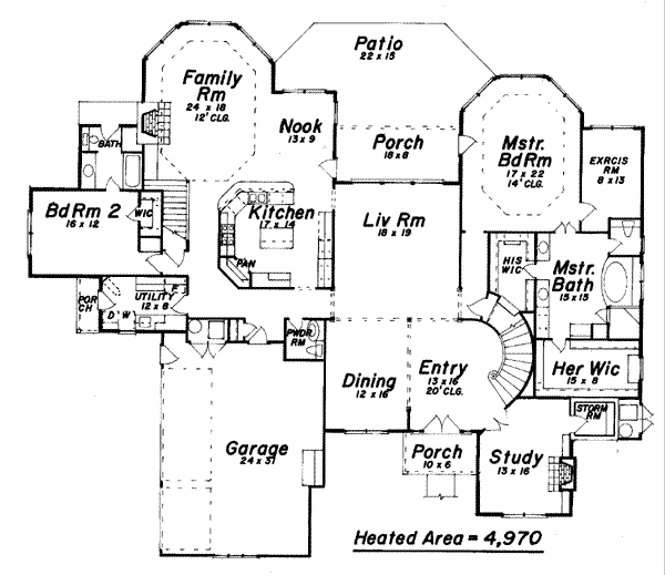 main floor house blueprint