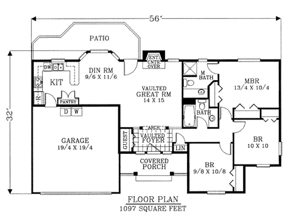 main floor house blueprint