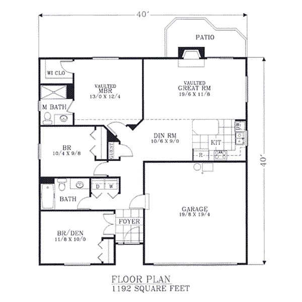 main floor house blueprint