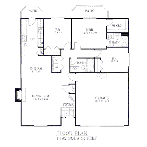 main floor house blueprint