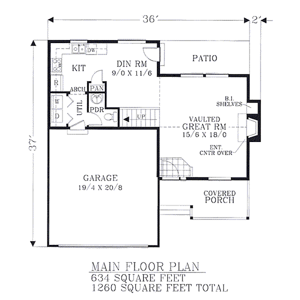 main floor house blueprint
