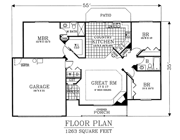 main floor house blueprint