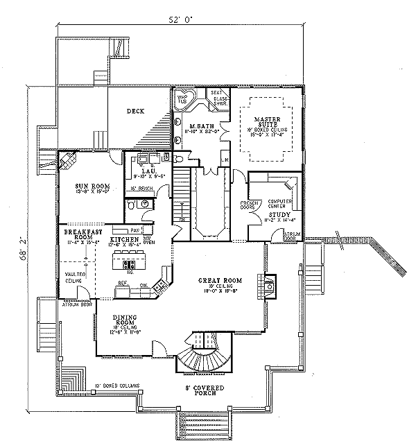 main floor house blueprint