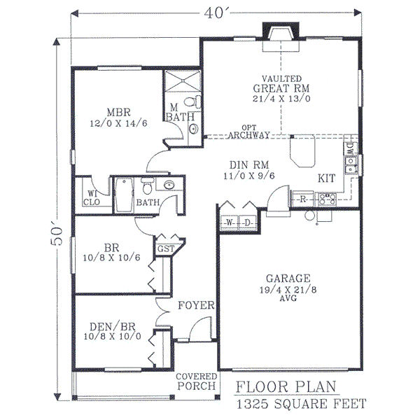 main floor house blueprint