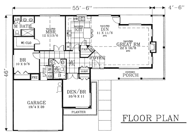 main floor house blueprint