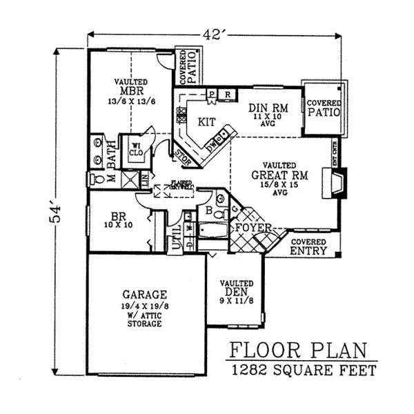 main floor house blueprint