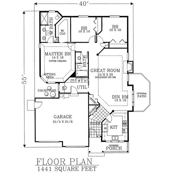 main floor house blueprint