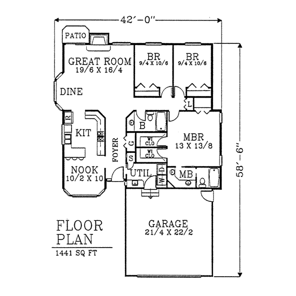 main floor house blueprint