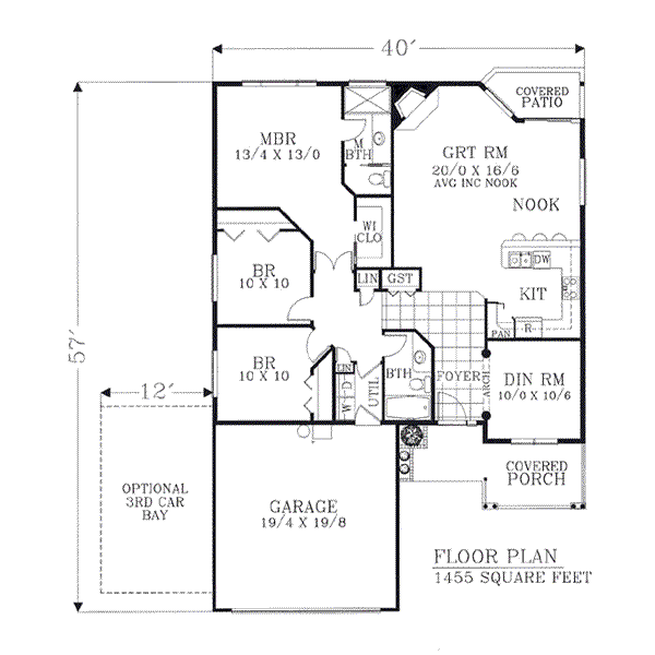 main floor house blueprint