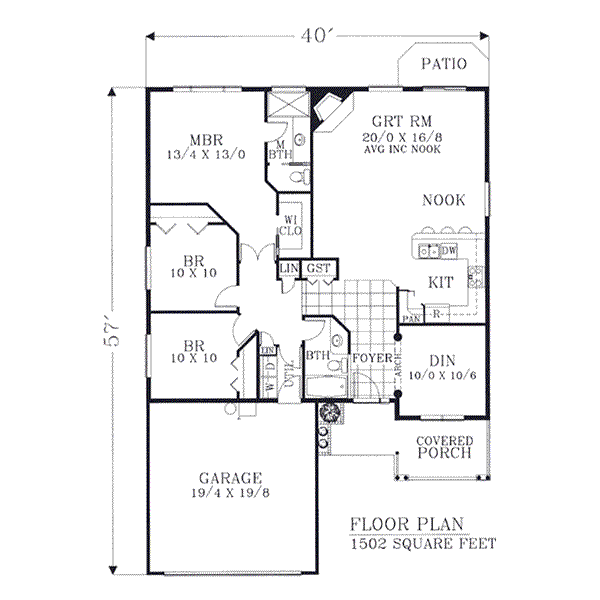 main floor house blueprint