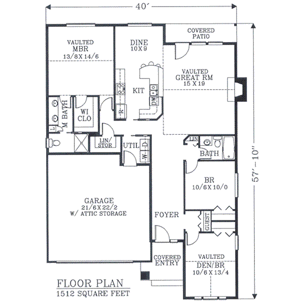 main floor house blueprint