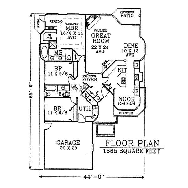 main floor house blueprint