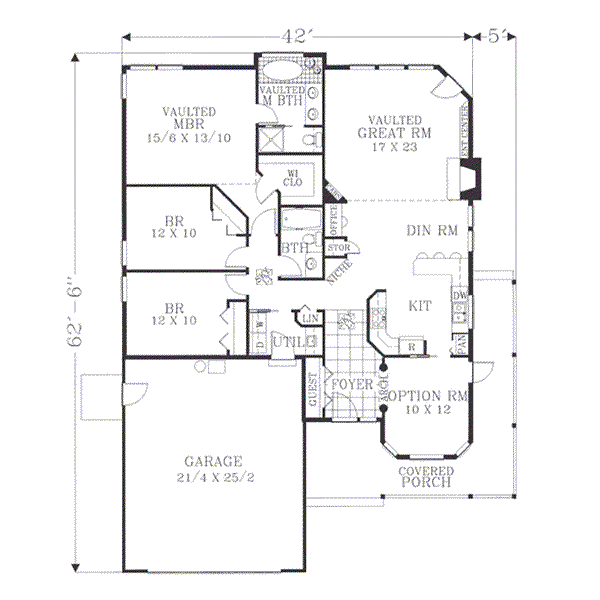 main floor house blueprint